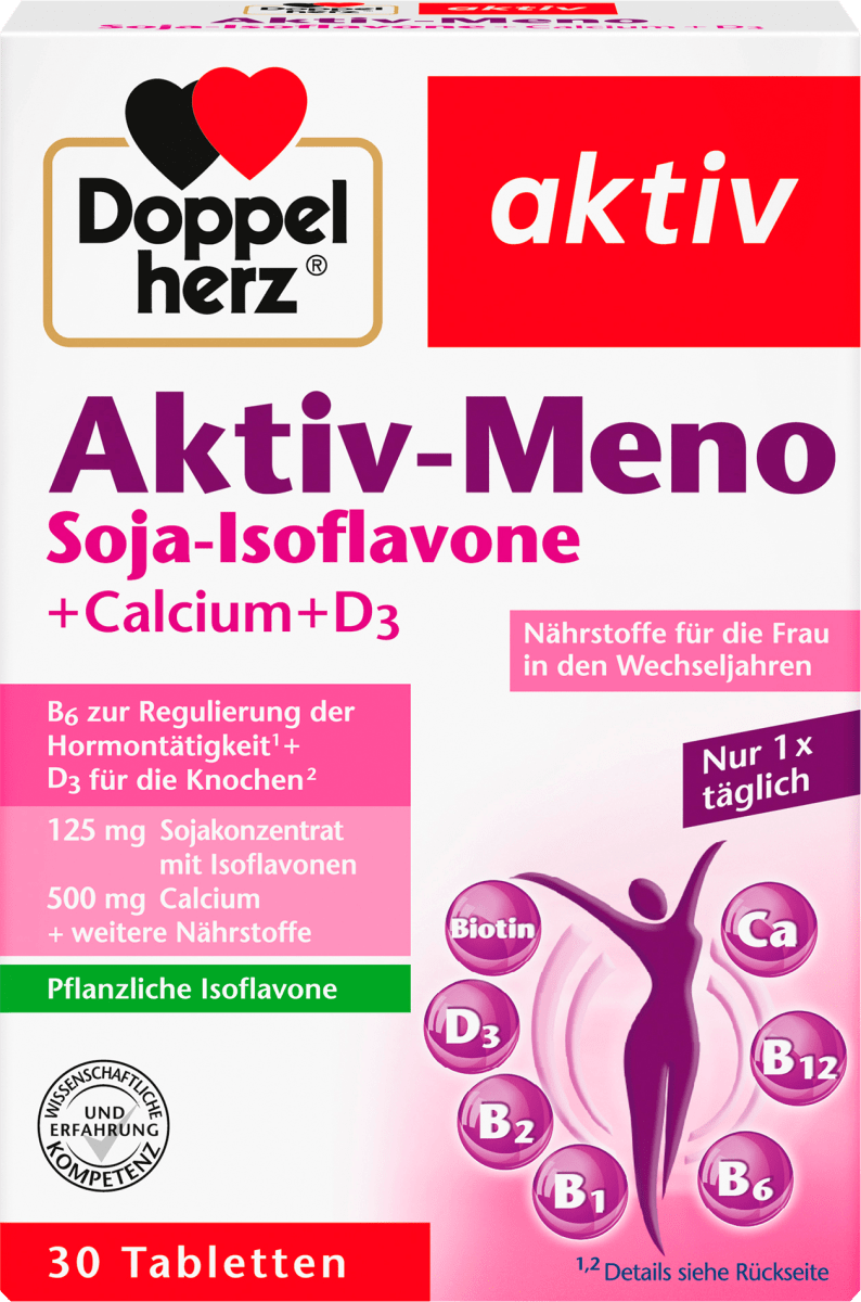 Актив-Мено соевые изофлавоны + кальций + витамин D3 таблетки 30 штук по 52,1 г Doppelherz