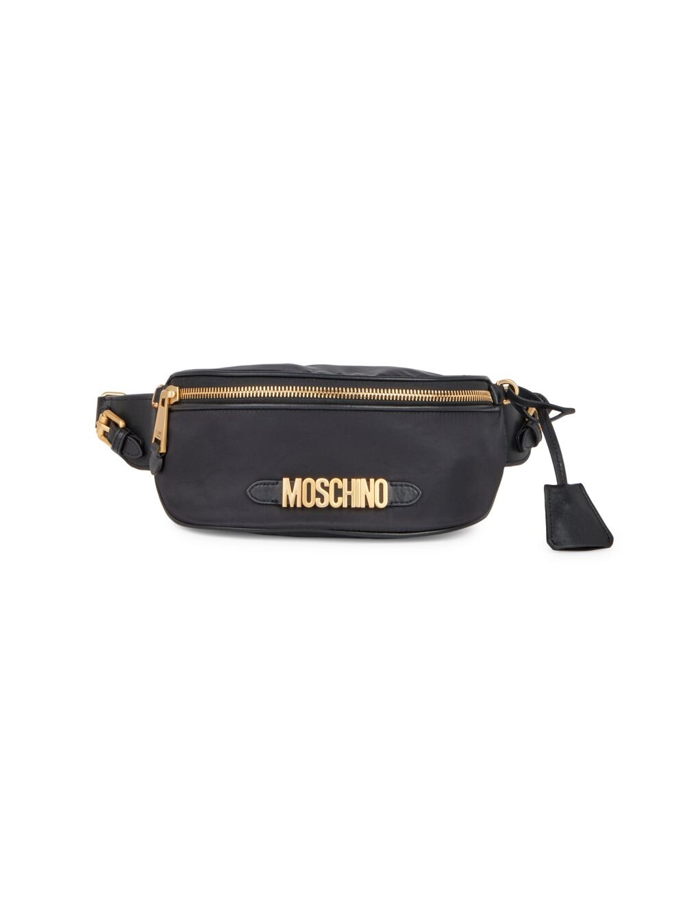

Поясная сумка с логотипом Moschino, черный