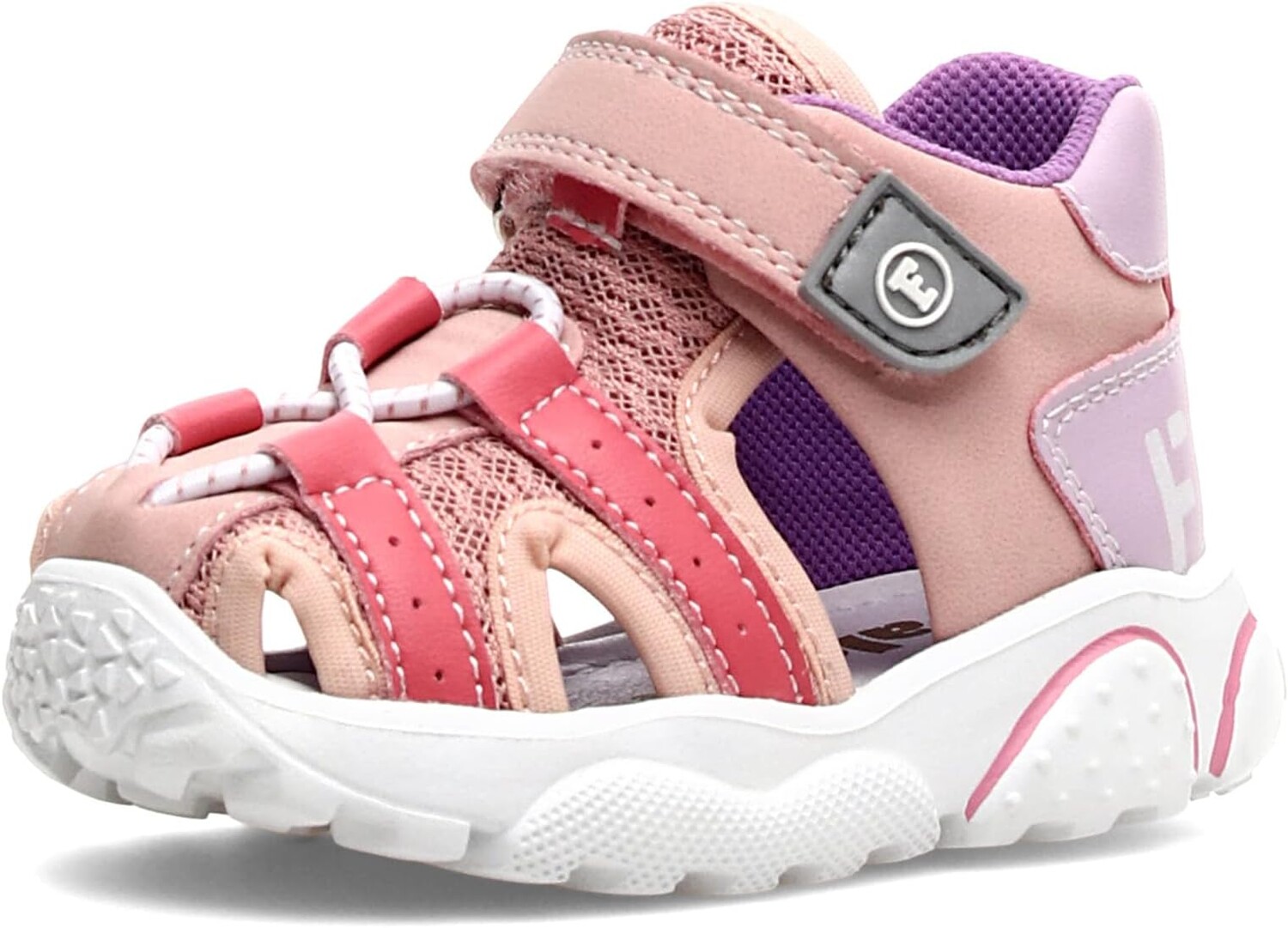 

Сандалии на плоской подошве Bosses VL Naturino, цвет Pink/Lavender