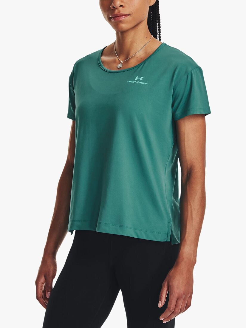 

Спортивная футболка с короткими рукавами Under Armour Rush Energy Core, зеленая