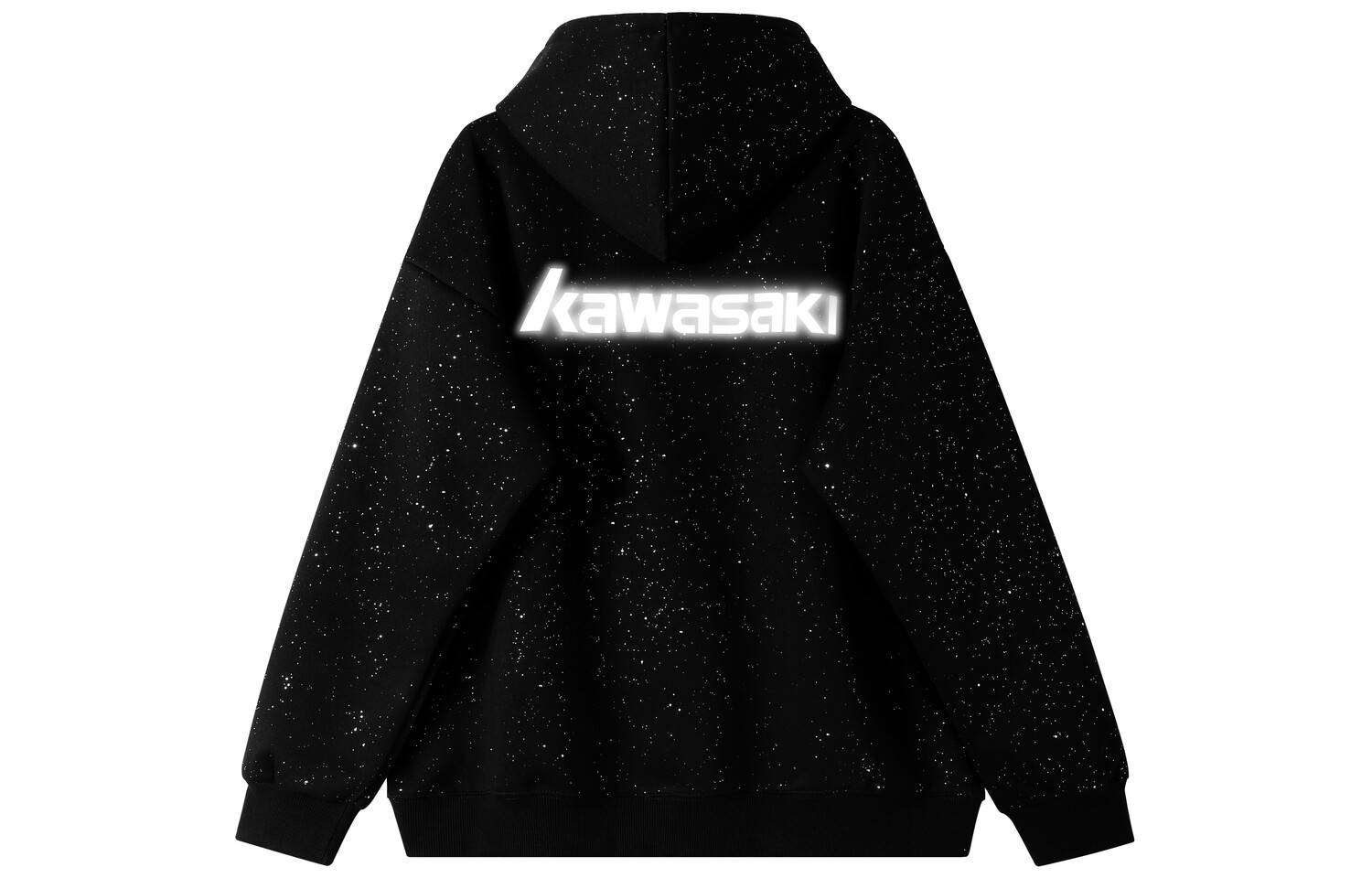 

Толстовка унисекс Kawasaki, Кардиган-свитшот черный