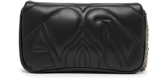 

Маленькая сумка The Seal Alexander Mcqueen, черный