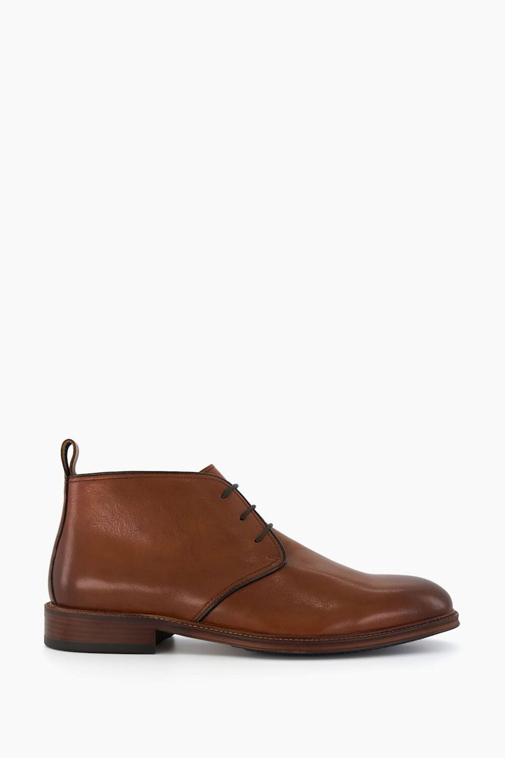 

Черные ботинки Cooper с гладкими носами Dune London, коричневый, Черный