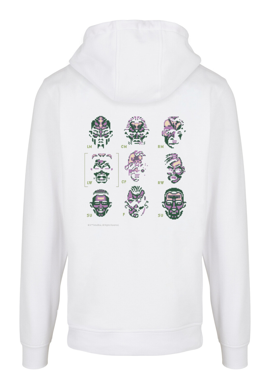 

Пуловер F4NT4STIC Basic Hoodie Rretro Gaming Speedball 2 Team, белый