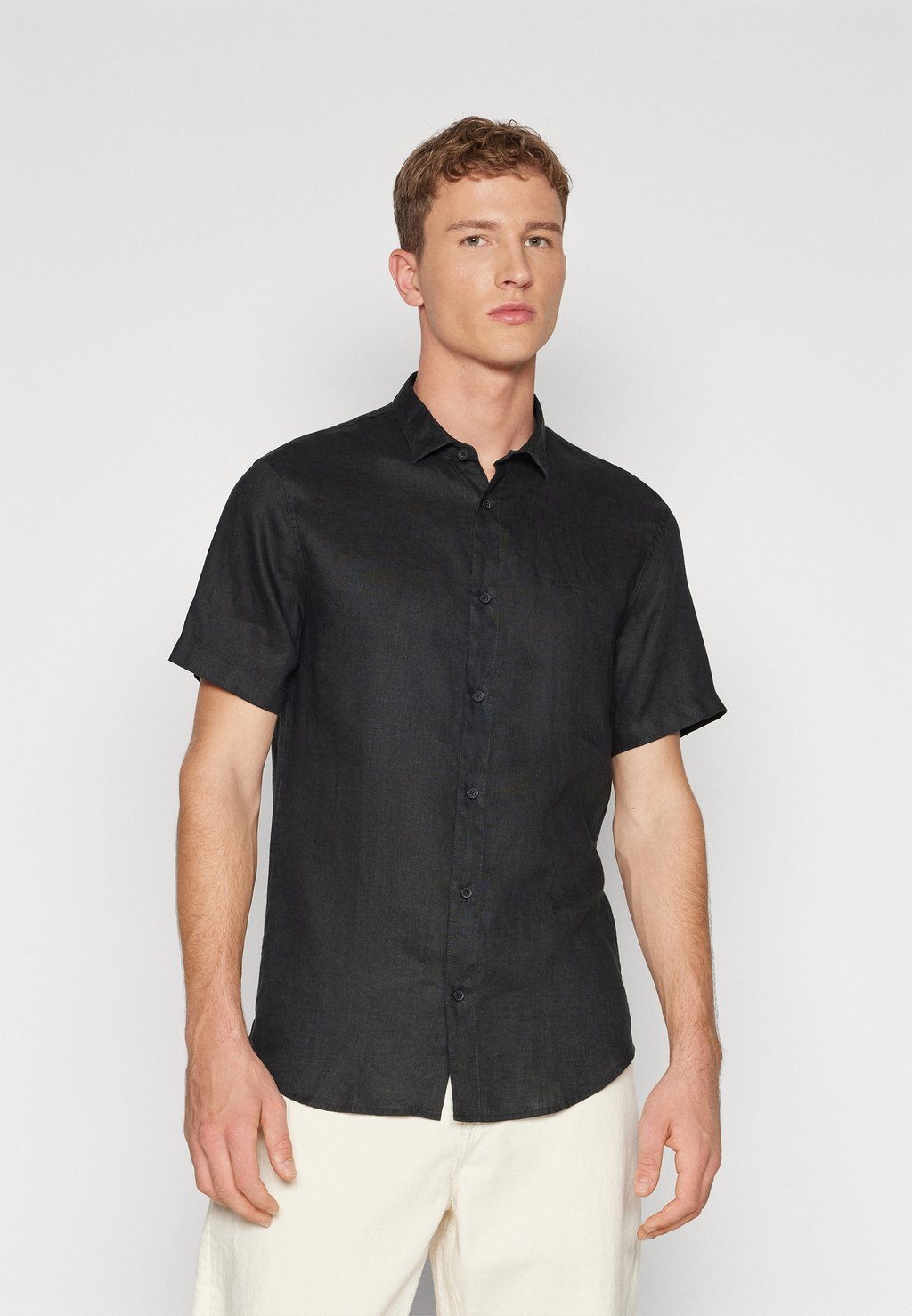 Рубашка CAMICIA Armani Exchange, черный