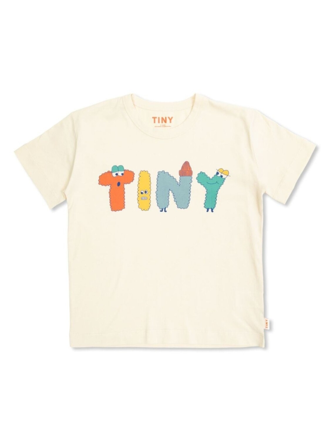 

Tiny Cottons футболка с логотипом, нейтральный цвет