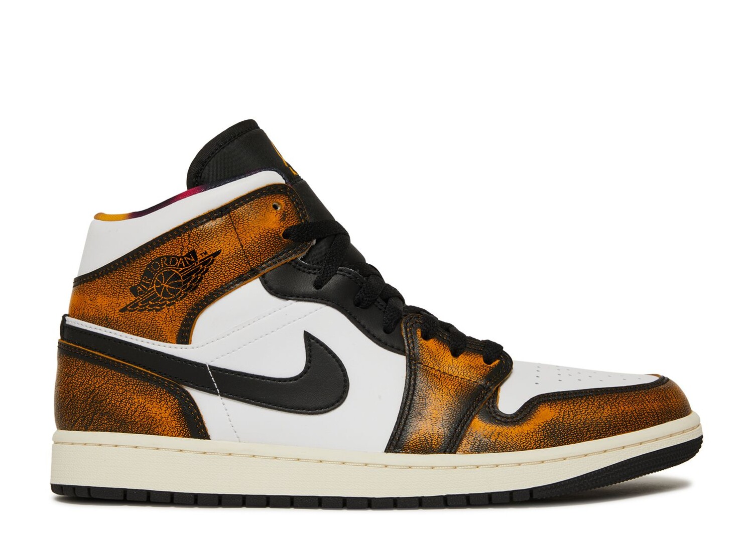 

Кроссовки Air Jordan Air Jordan 1 Mid Se 'Wear-Away - Taxi', черный