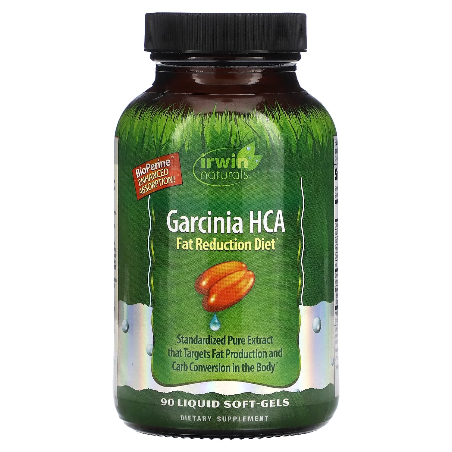 

Гарциния ГЛК, 90 гелевых капсул, Irwin Naturals