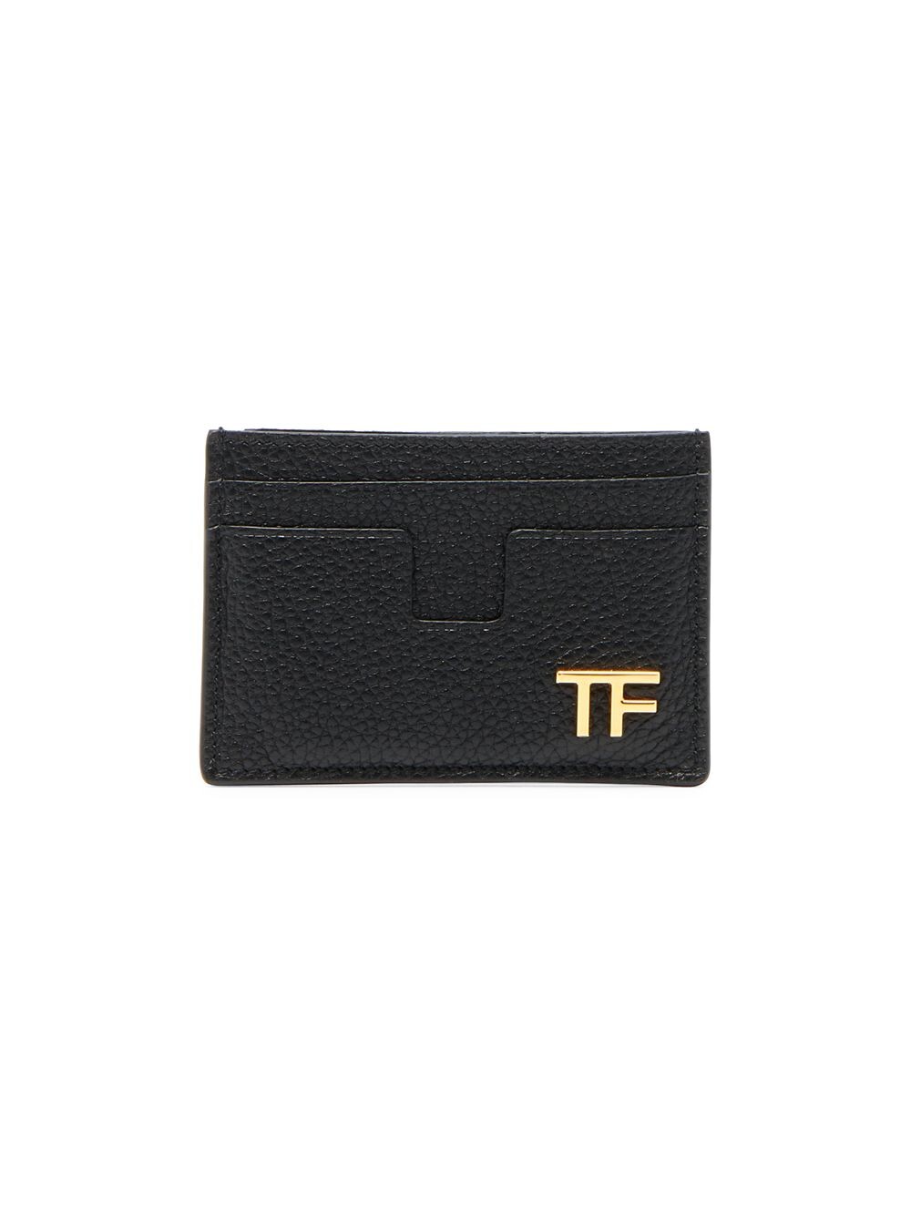 

Классический кожаный визитница T Line Tom Ford, черный