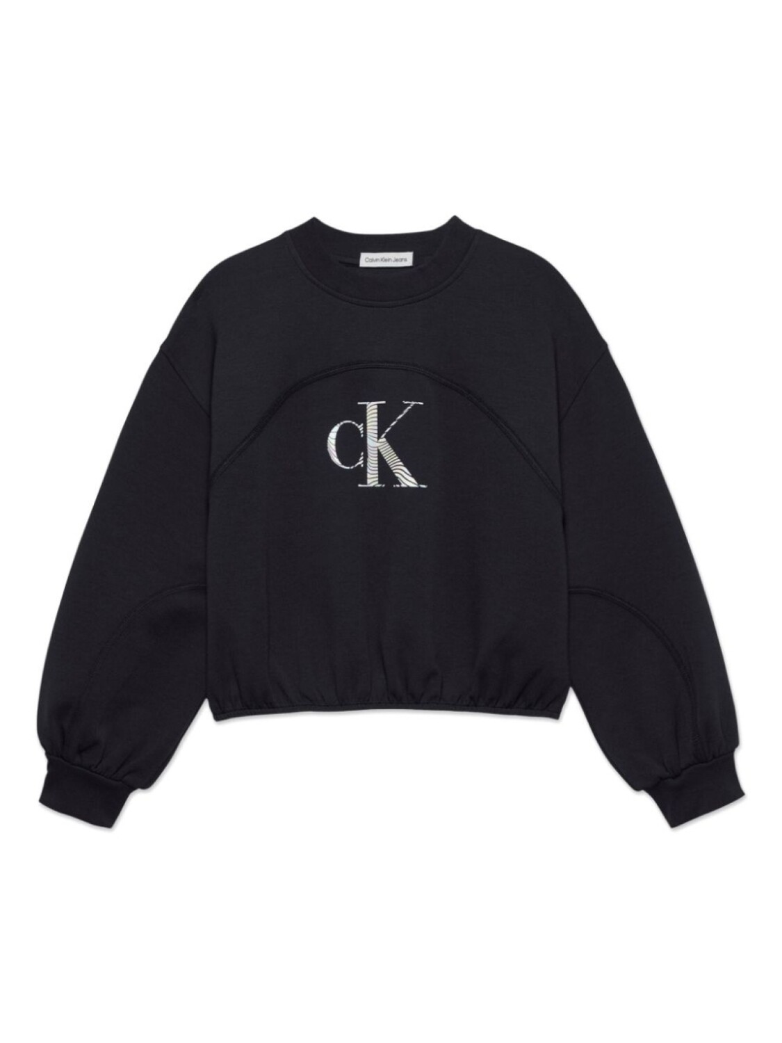 

Толстовка с логотипом Calvin Klein Kids, черный