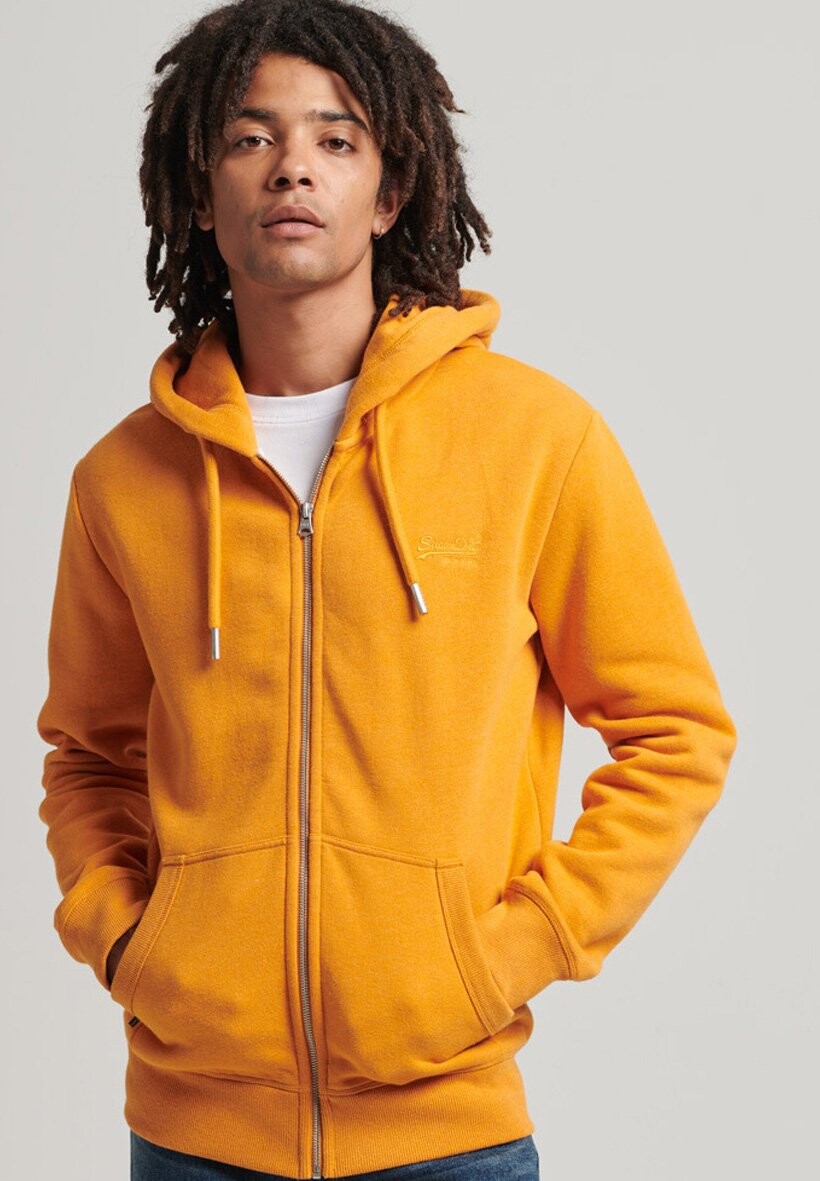 

Толстовка на молнии Superdry Vetoketjullinen College, Оранжевый