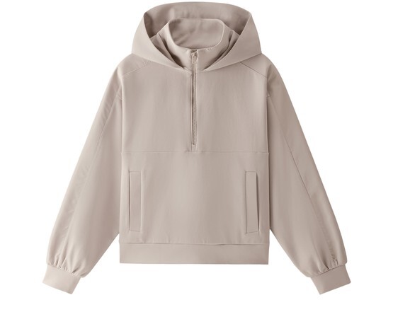 

Худи из смесового хлопка с деталями из нейлона Woolrich
