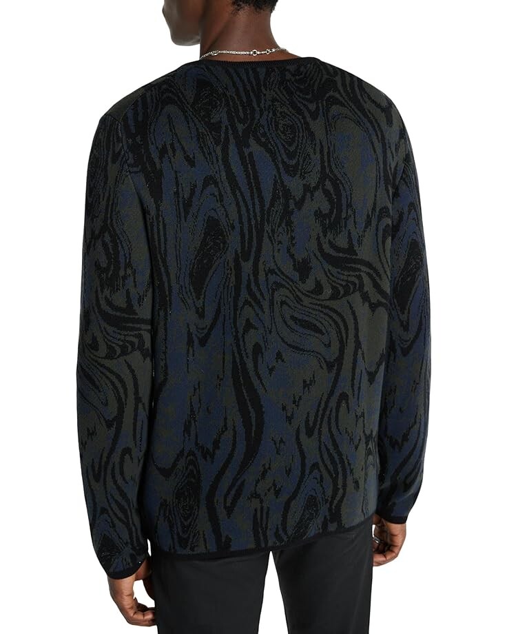 

Свитер John Varvatos Daxter Long Sleeve Crew Y2385Z4, цвет Kelp