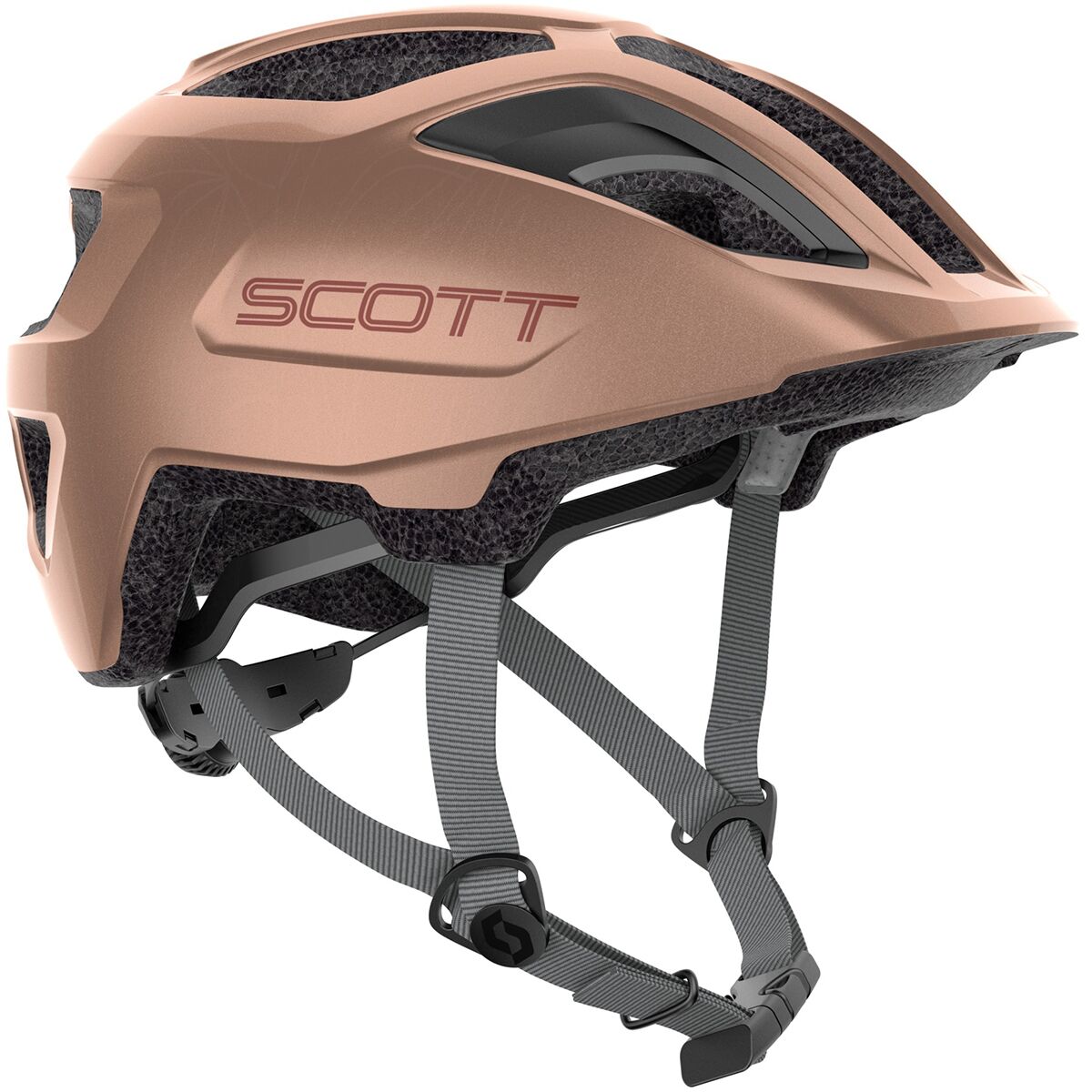 scott шлем scott spunto junior one size 50 56 6522 fire orange Шлем spunto junior plus — детский Scott, розовый