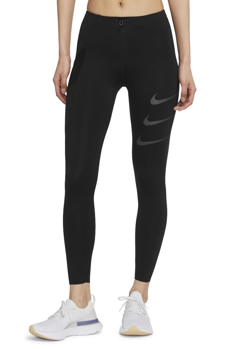 

Леггинсы с карманами Epic Luxe Run Division NIKE, черный