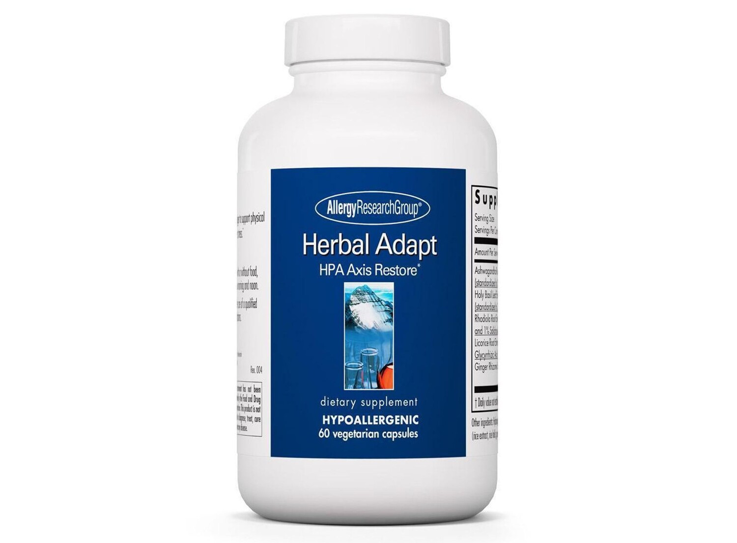 

Allergy Research Group, Herbal Adapt, 60 вегетарианских капсул ARG