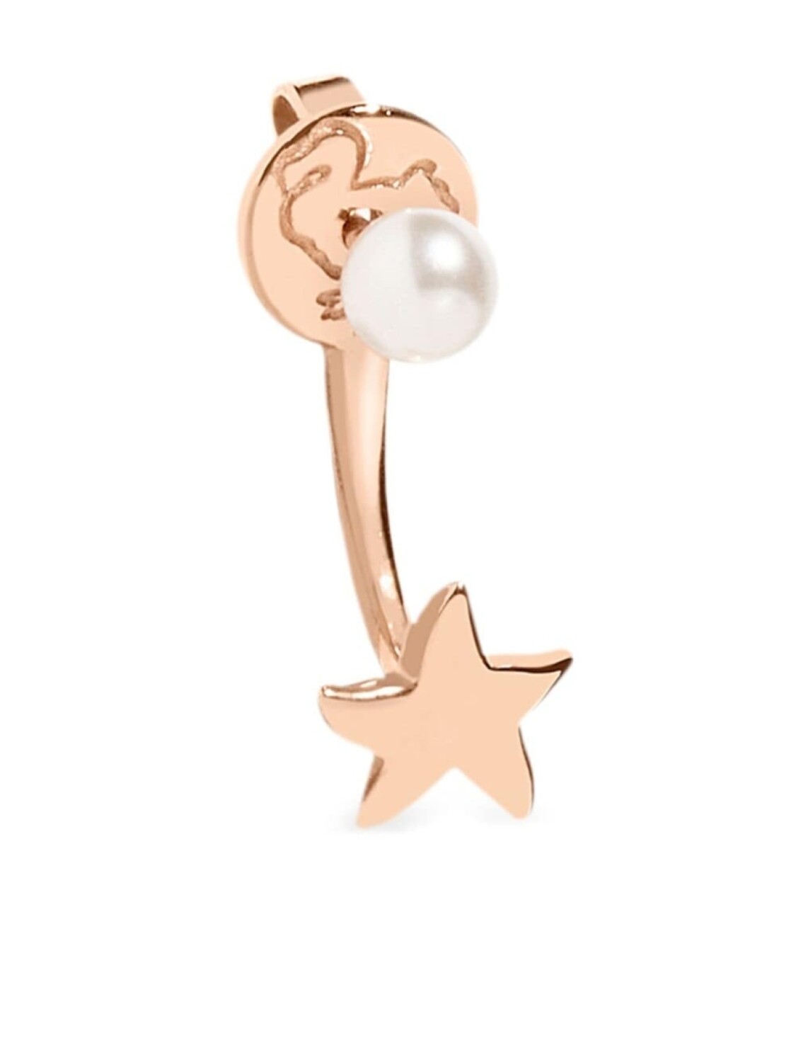 

Серьга Stellina из розового золота с жемчугом Dodo, розовый