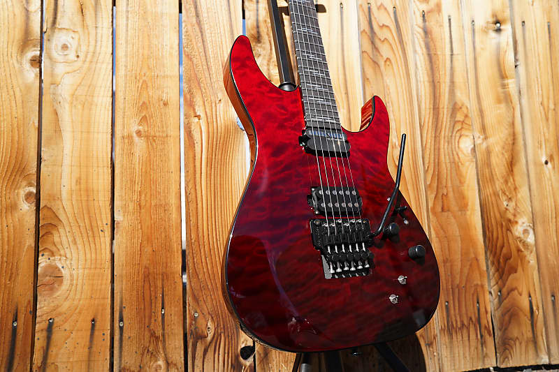 Электрогитара Schecter DIAMOND SERIES Reaper-6 FR/S Elite - Blood Burst 6-String Electric Guitar