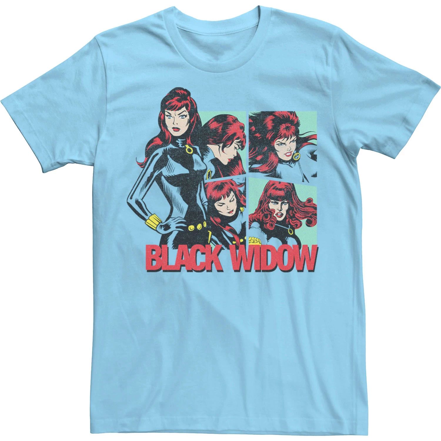 Мужская футболка Marvel Black Widow Lockup Licensed Character