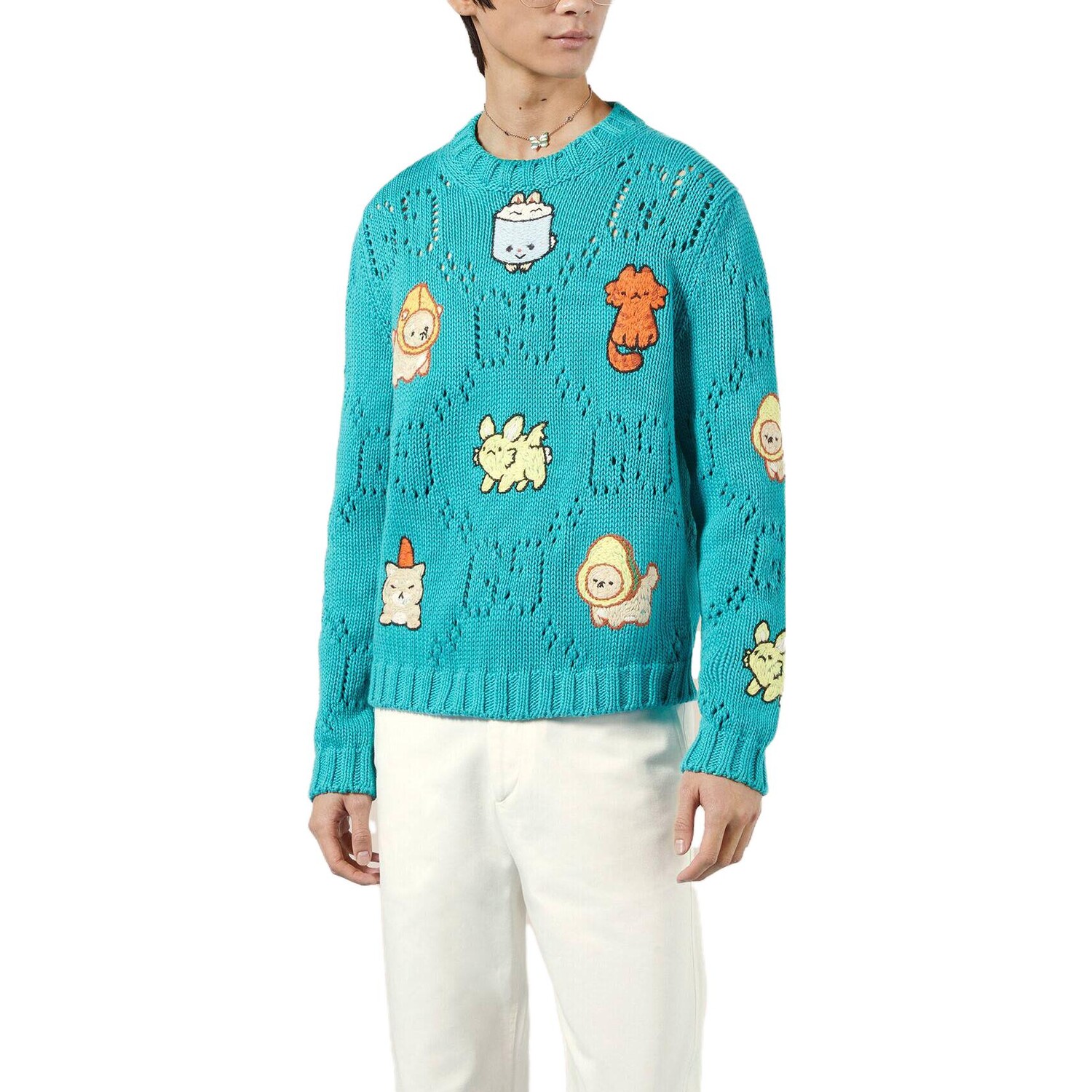 

Свитер мужской синий Gucci, синий