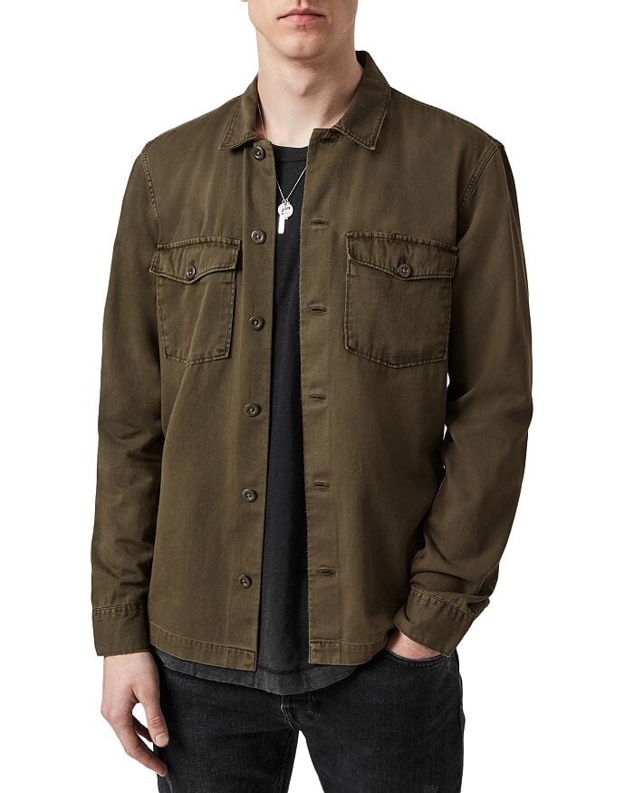 

Рубашка из хлопка Spotter Camp ALLSAINTS