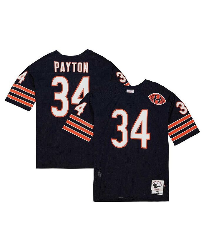 

Мужское аутентичное джерси Walter Payton Navy Chicago Bears 1983 года Mitchell & Ness, синий