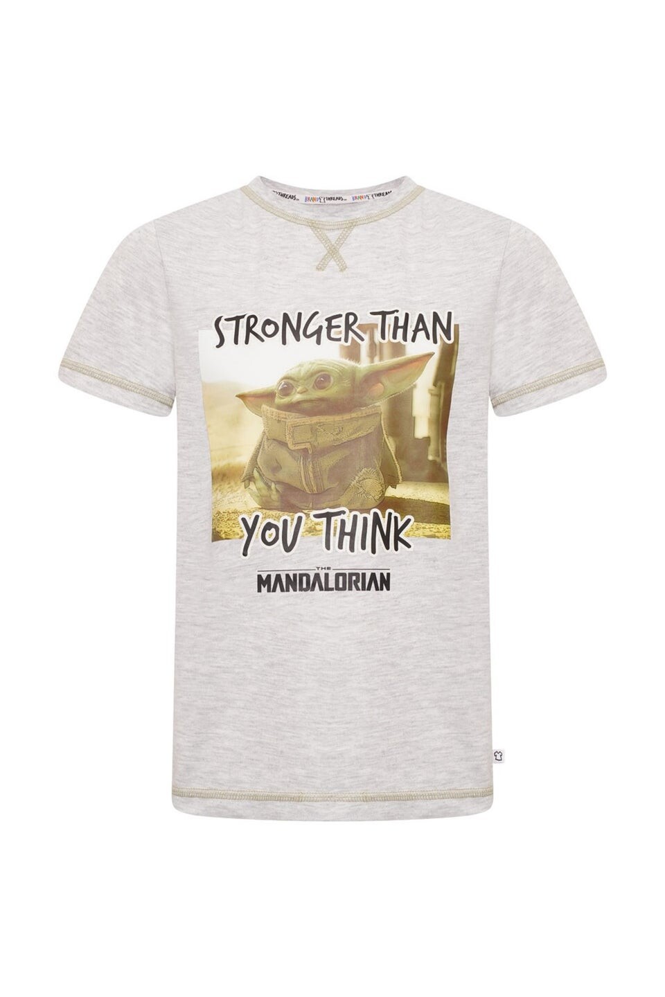 

Детская футболка Brand Threads Mandalorian Star Wars, белый