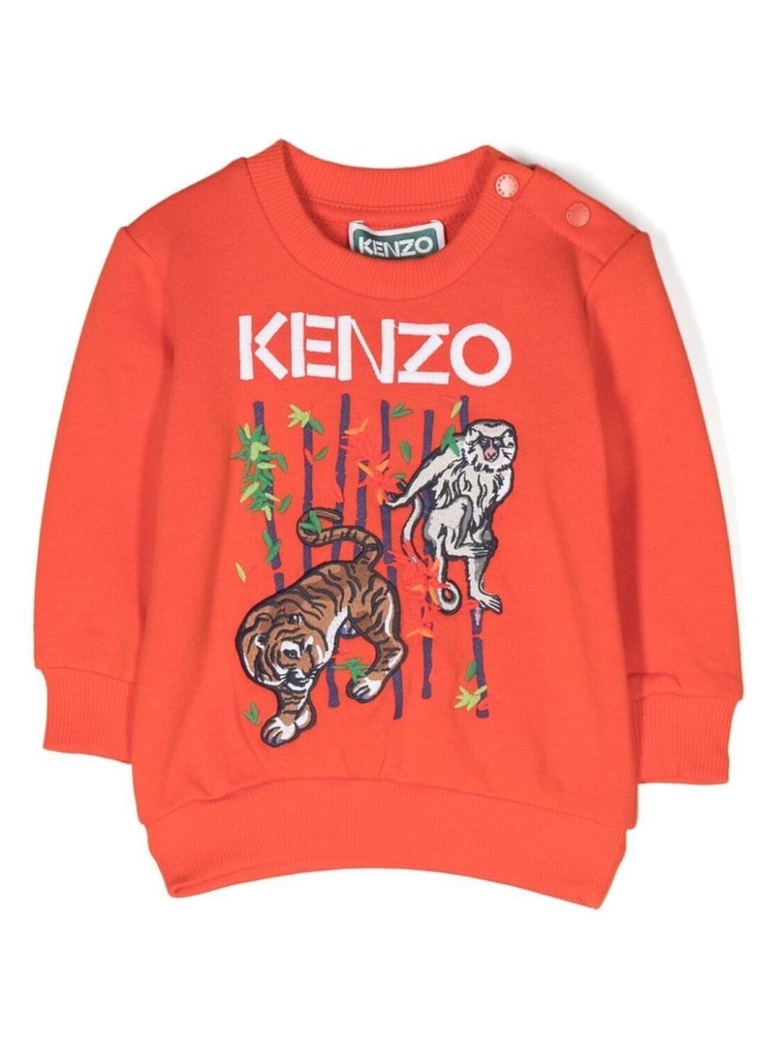 

Kenzo Kids толстовка с логотипом, красный
