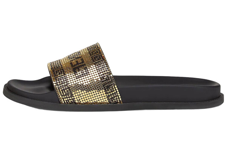 

Fendace Logo Metal Mesh Sliders Женские Fendi