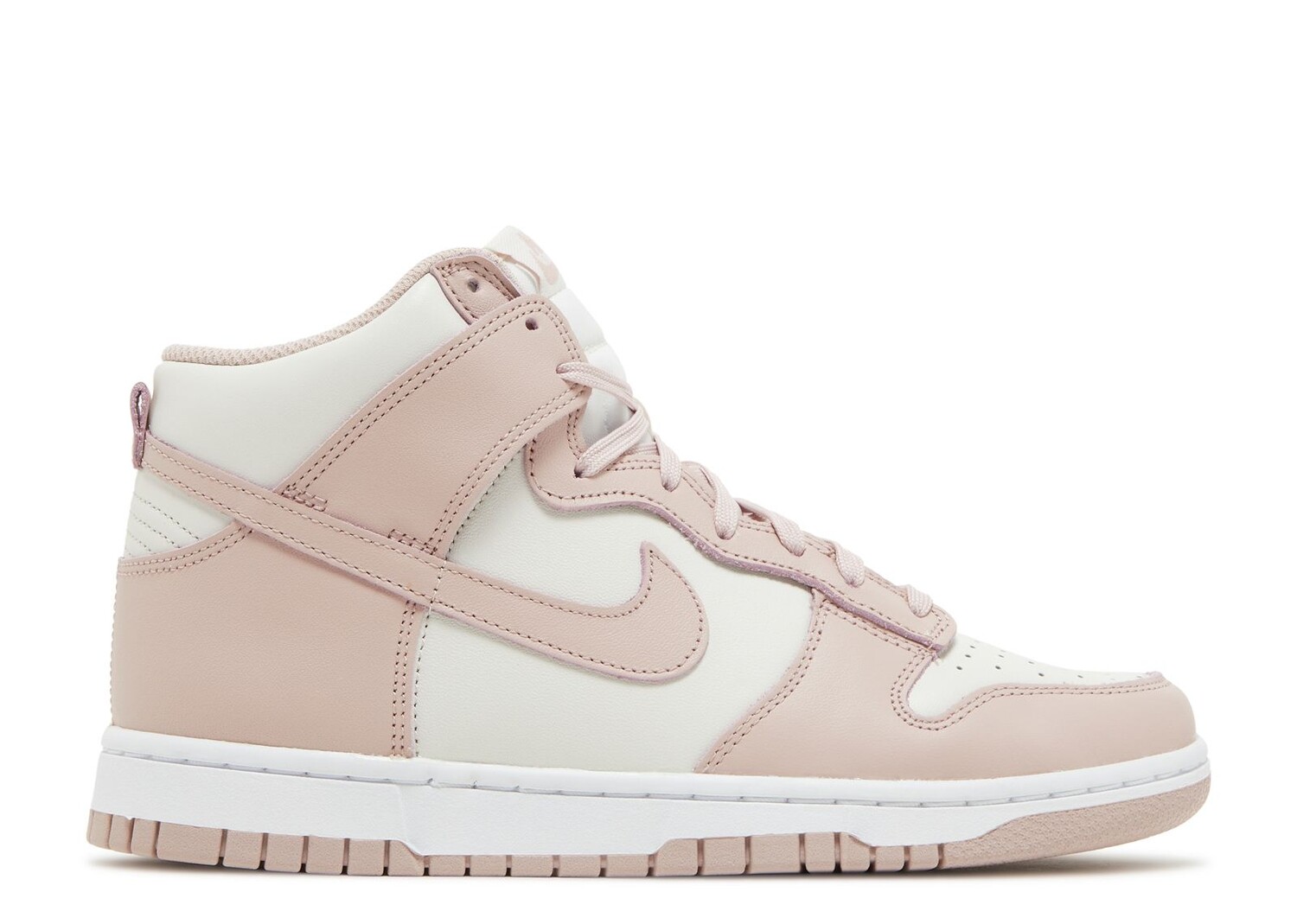 

Кроссовки Nike Wmns Dunk High 'Pink Oxford', кремовый, Бежевый