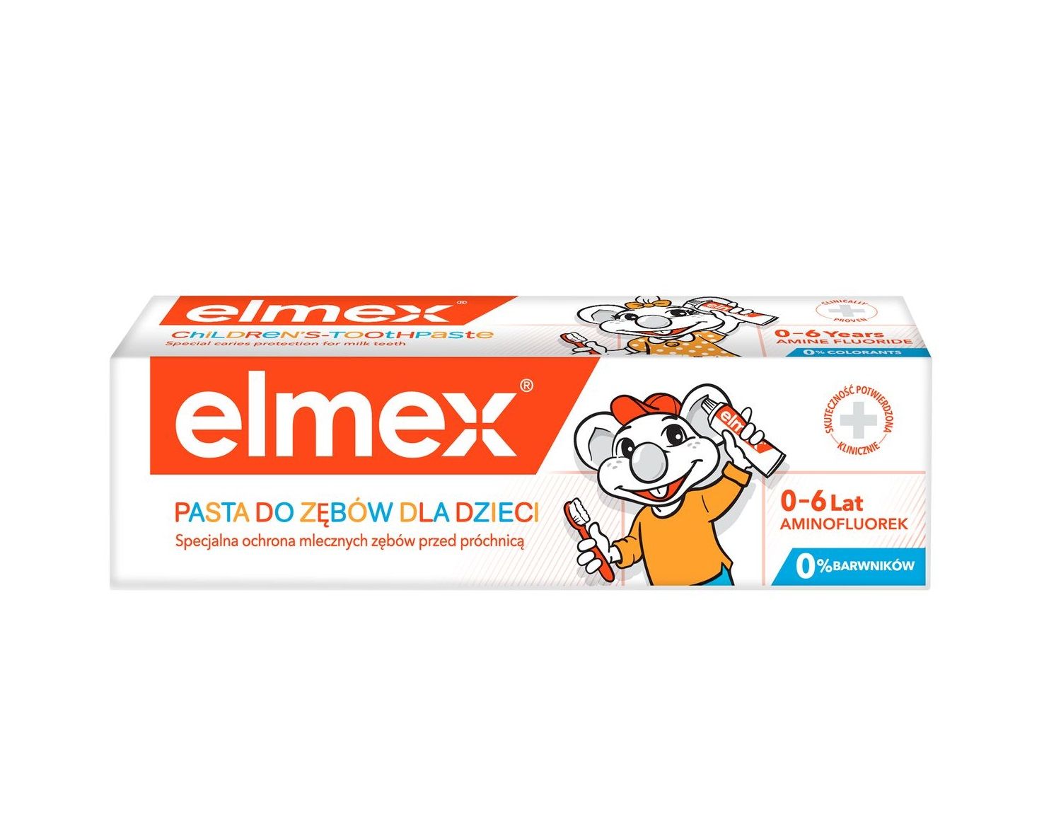 цена Elmex Kids зубная паста для детей, 50 ml