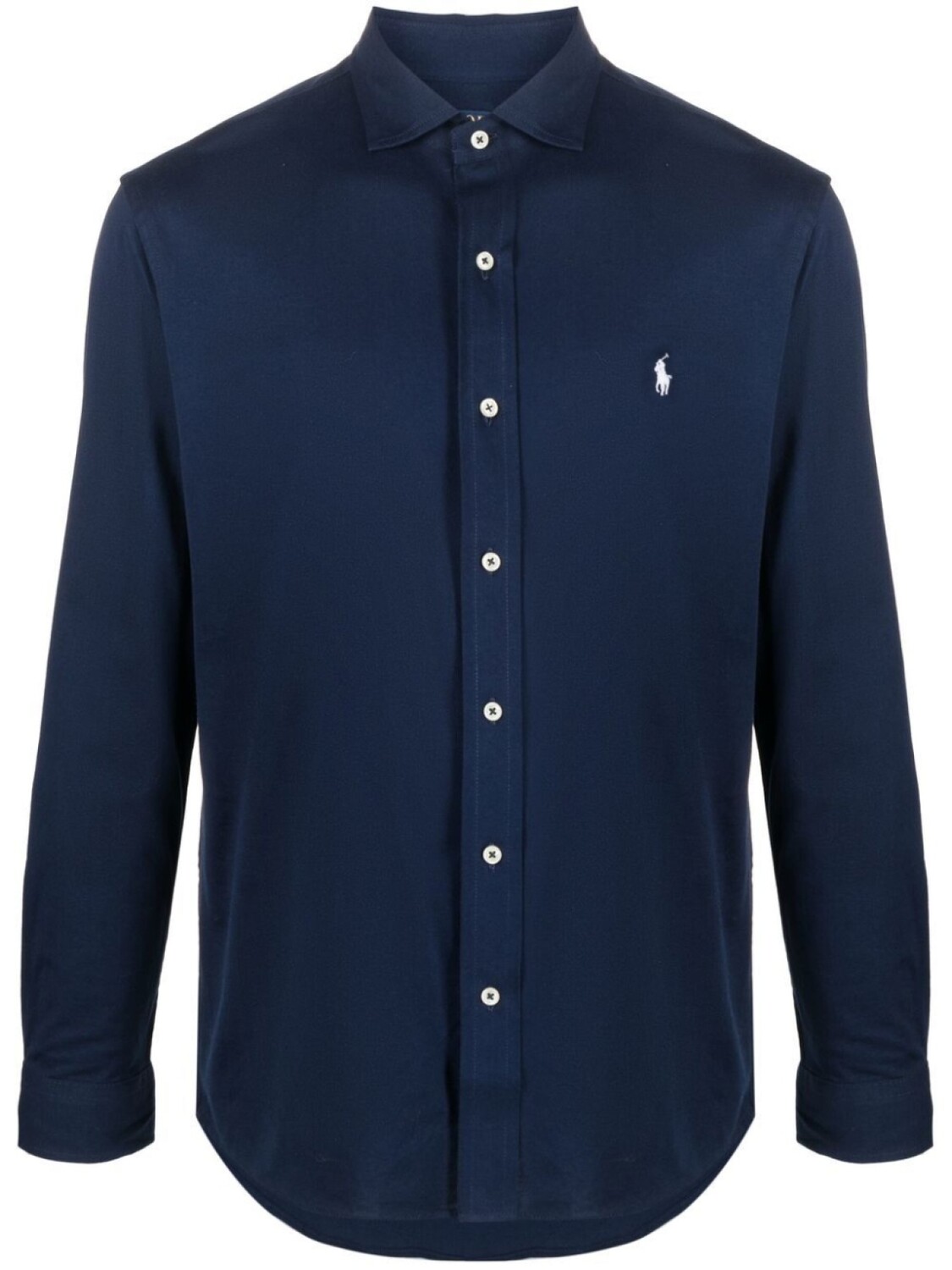 

Polo Ralph Lauren рубашка с вышивкой, синий