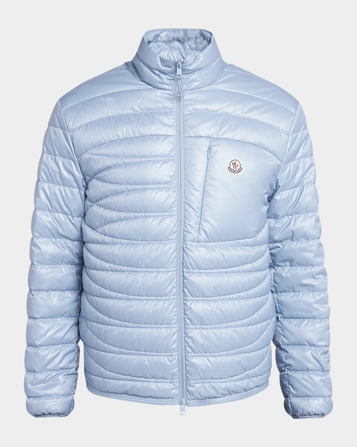 

Мужской короткий пуховик Leveche Moncler, цвет Medium Blue