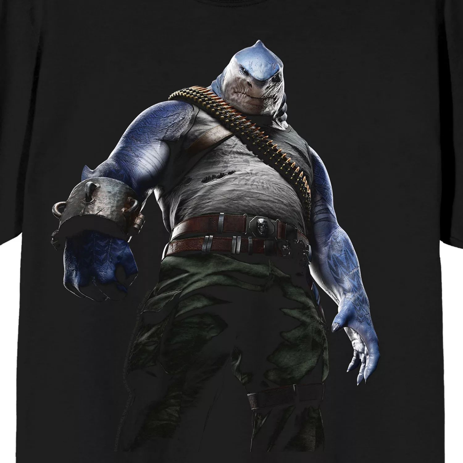 Мужская футболка с рисунком акулы DC Comics Suicide Squad