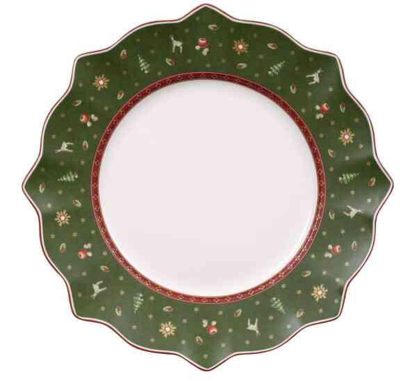 

Ужинная тарелка Villeroy & Boch, 29 см, зеленый/многоцветный/белый
