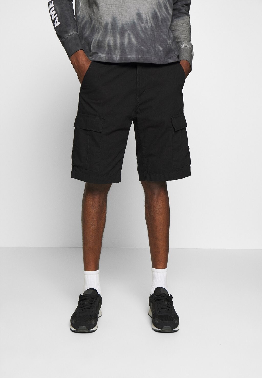 

Шорты AVIATION COLUMBIA Carhartt WIP, цвет black rinsed