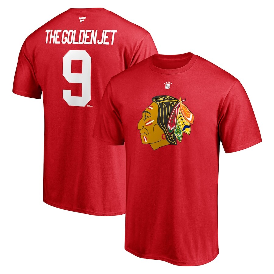

Футболка с коротким рукавом Fanatics Branded Chicago Blackhawks, красный