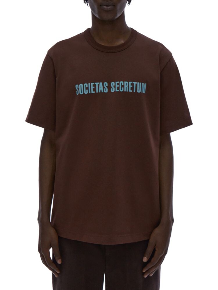 

Футболка с логотипом Societas Helmut Lang, цвет Chocolate