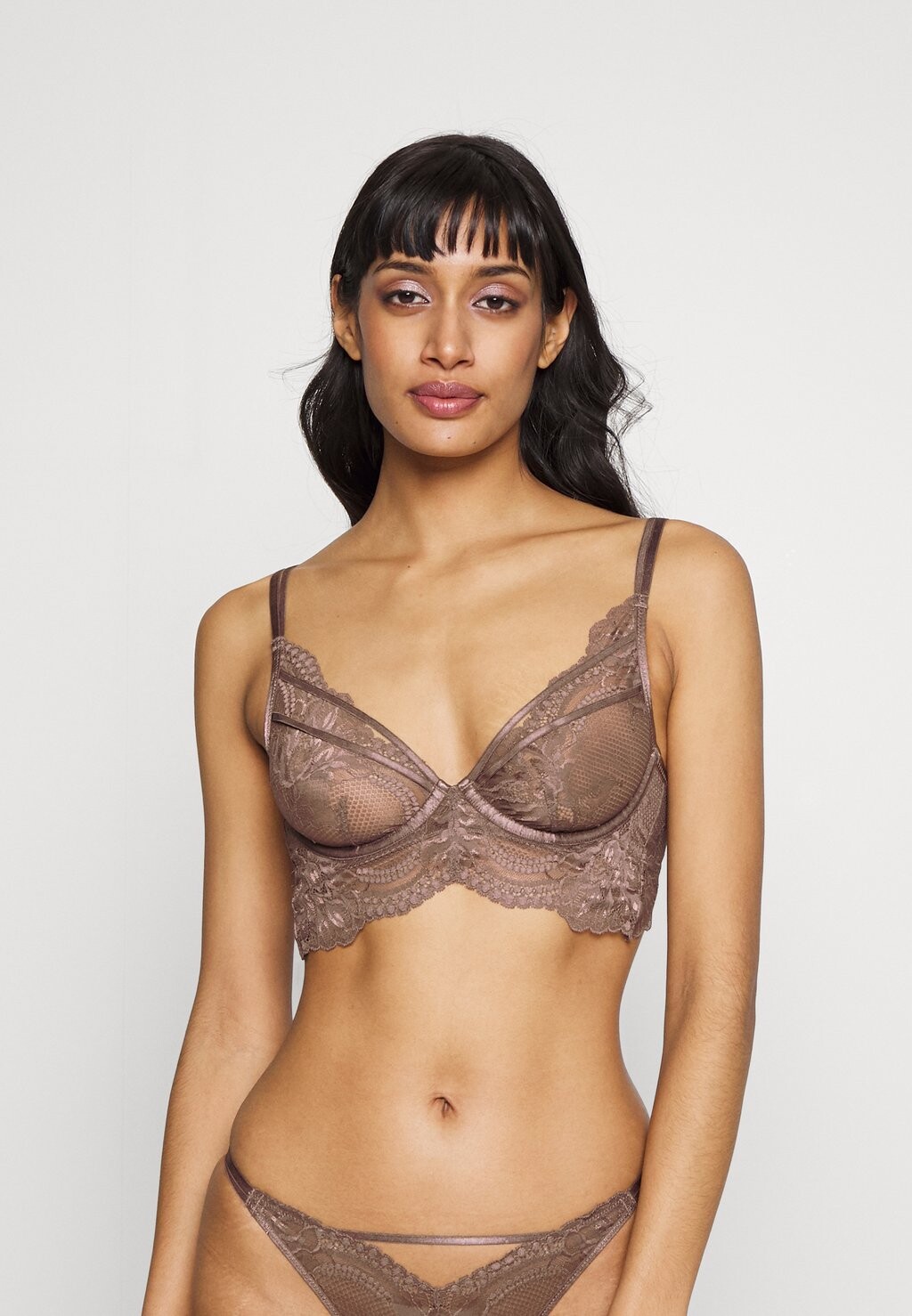 

Бюстгальтер на косточках Hunkemöller, коричневый
