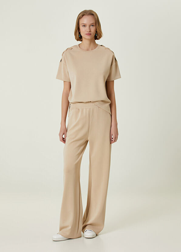 

Трикотажные брюки Beymen Collection, бежевый