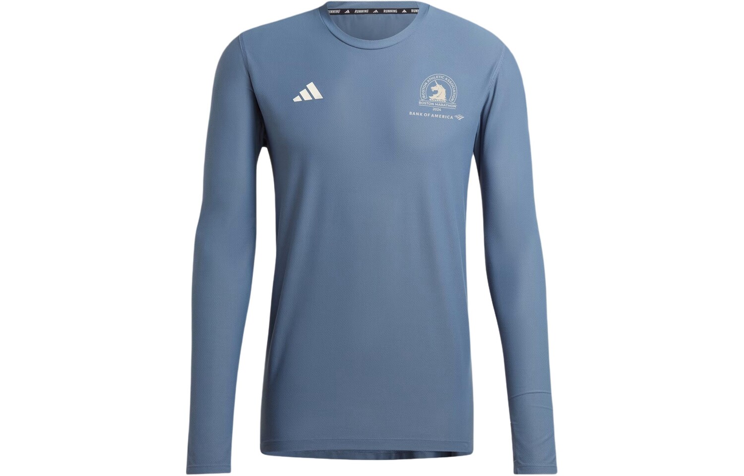

Футболка Бостонского марафона мужская темно-синяя Adidas, темно-синий