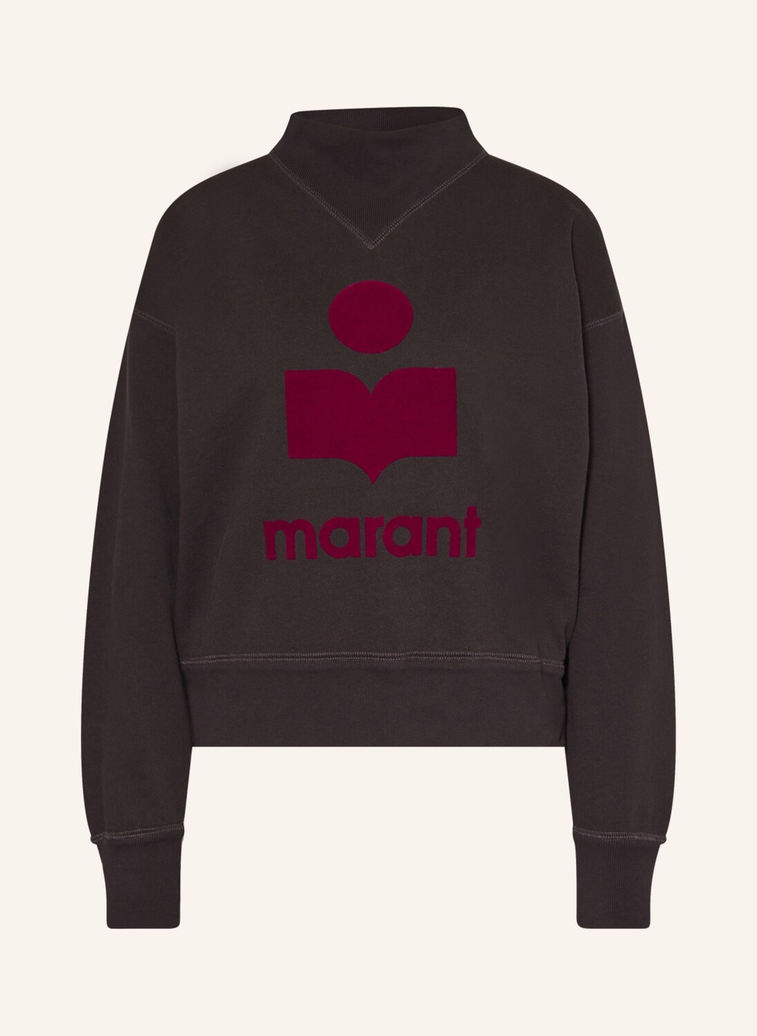 

Толстовка ISABEL MARANT ÉTOILE MOBY, темно-фиолетовый