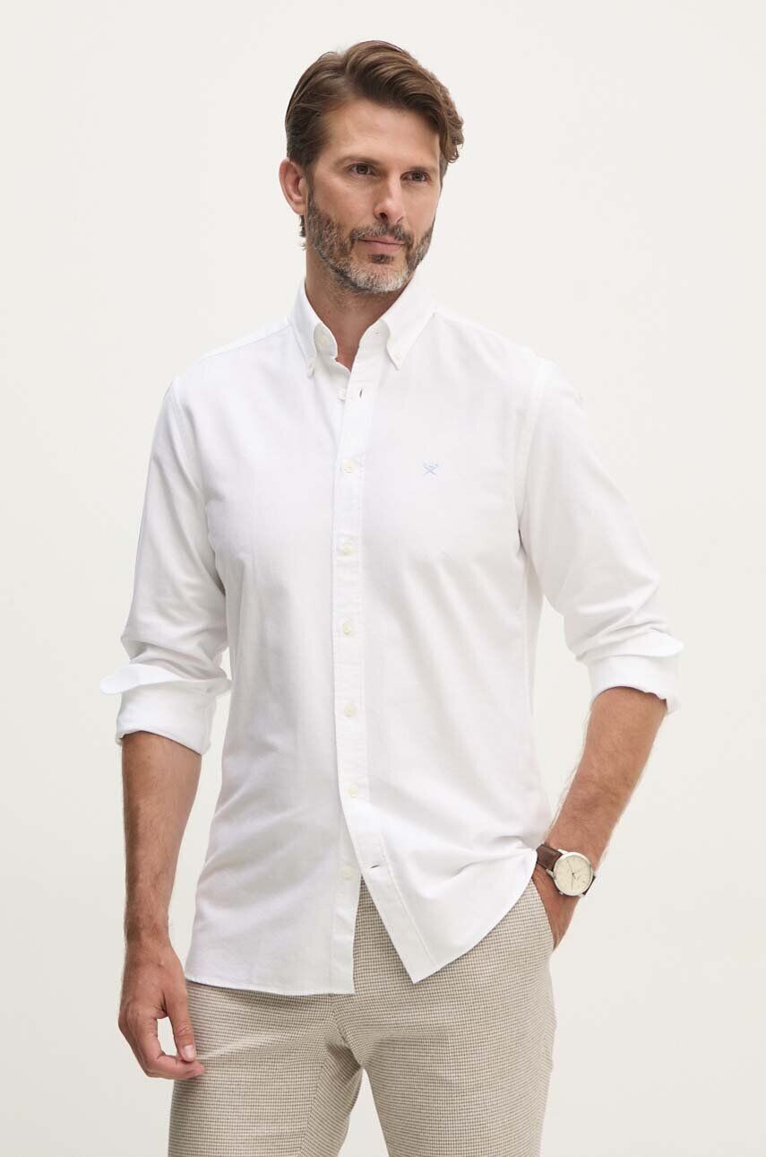 

Рубашка Hackett London из хлопка, белый