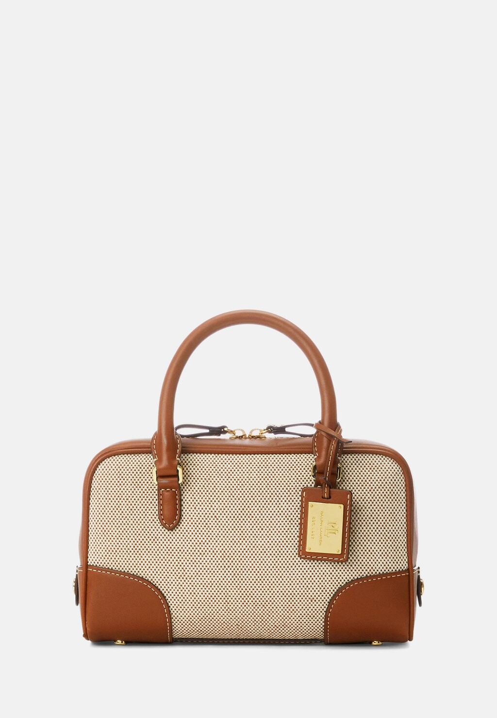 

Сумочка Emerie Satchel Small Lauren Ralph Lauren, цвет natural/tan