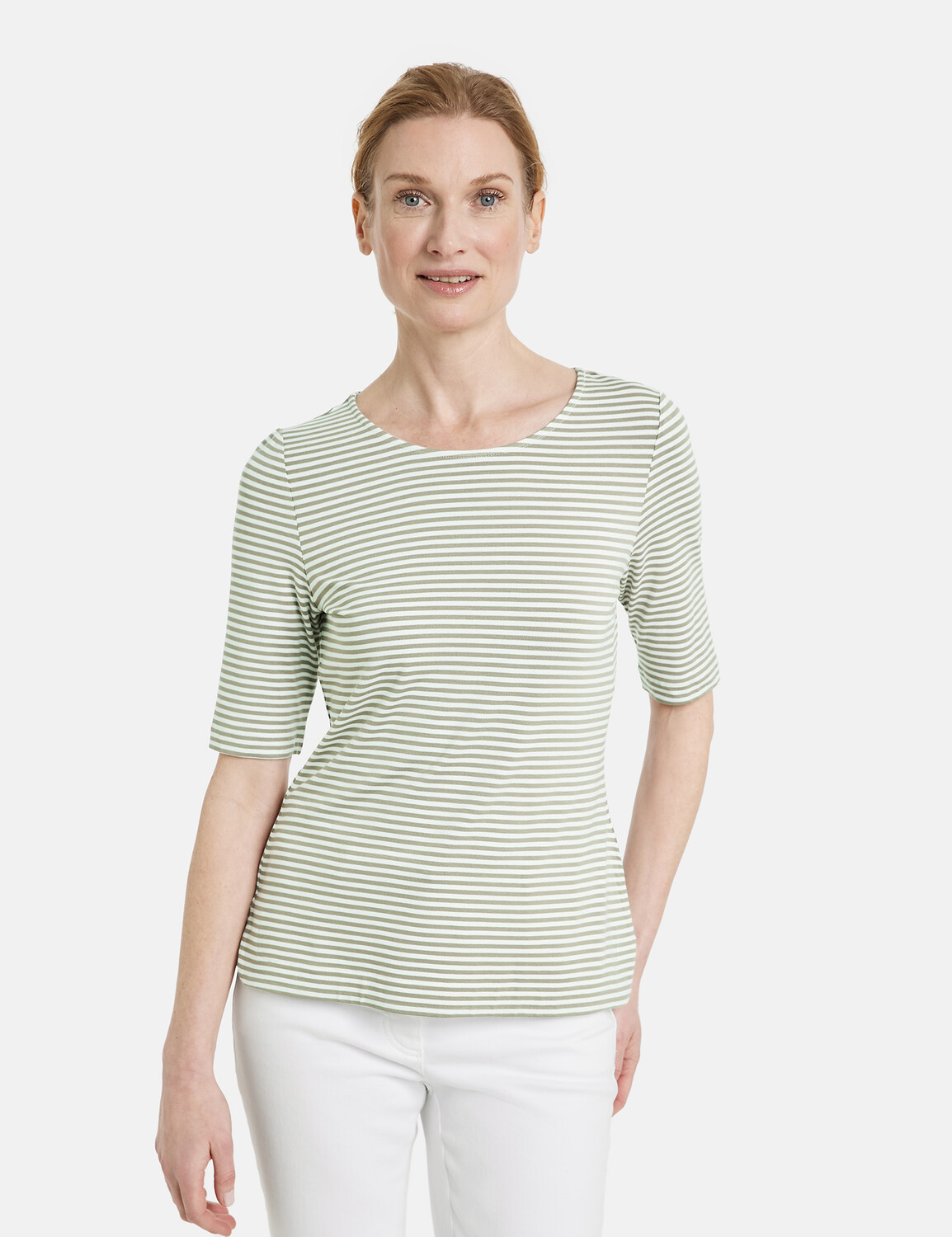 

Футболка Gerry Weber 1/2 Arm, цвет Reed/Offwhite Stripes