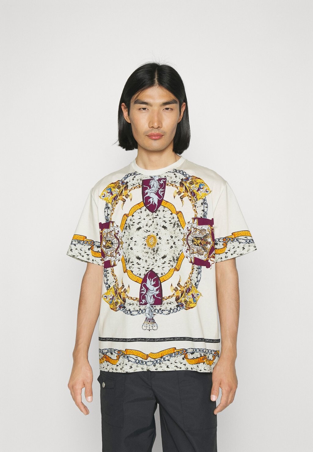 

Футболка с принтом ФУТБОЛКИ Just Cavalli, кремовый