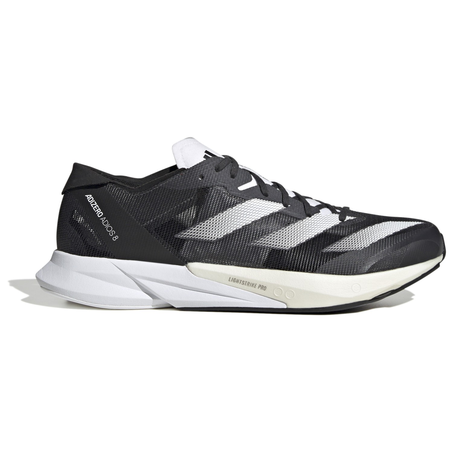 Беговая обувь Adidas Adizero Adios 8, цвет Carbon/FTW White/Core Black кроссовки для начинающих adizero adios 8 adidas performance абрикос