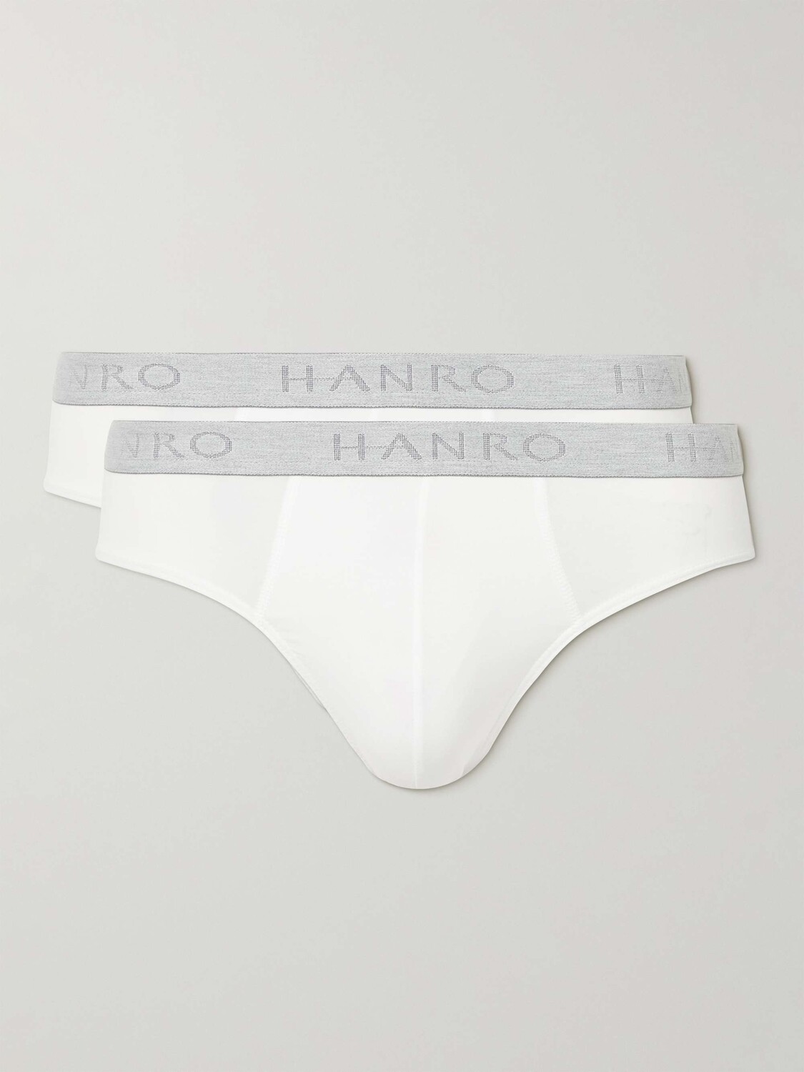 

Комплект из двух трусов из эластичного хлопка HANRO, белый