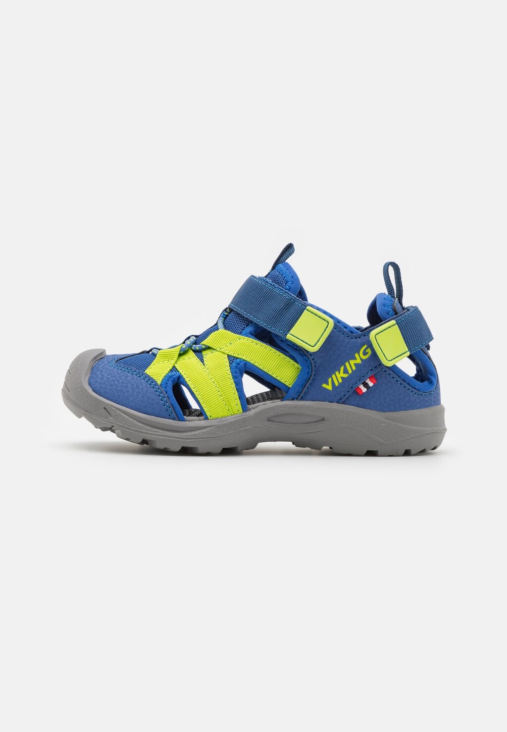 

Трекинговые сандалии Adventure Unisex Viking, цвет cobolt/acid green