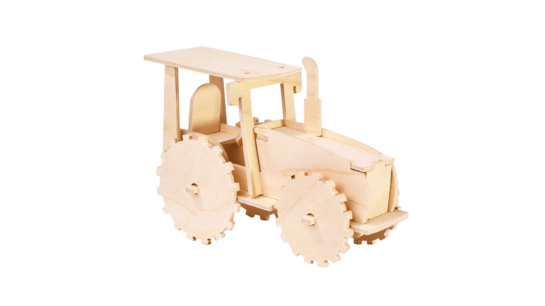 Комплект деревянного трактора Pebaro